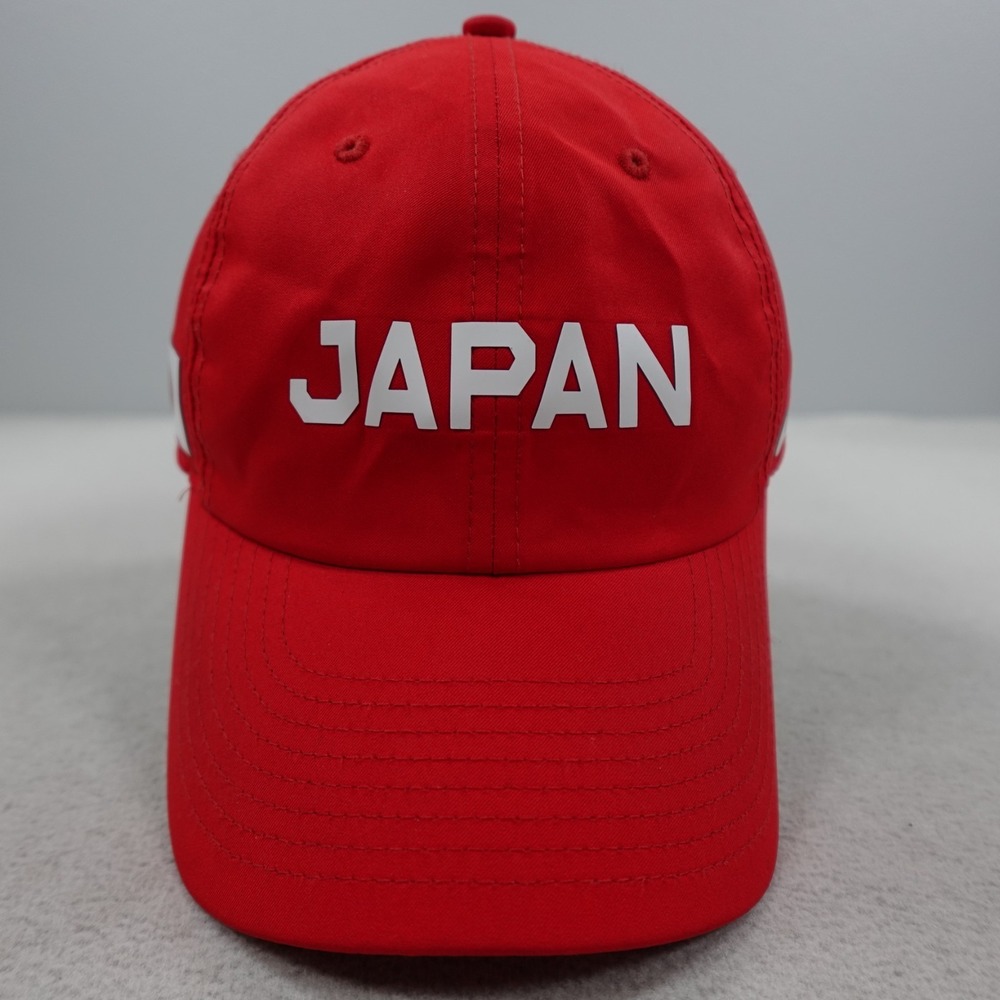 Nike Heritage86 Dri Fit Hat Japan Flag Mens One Size Red Strap Back Golf